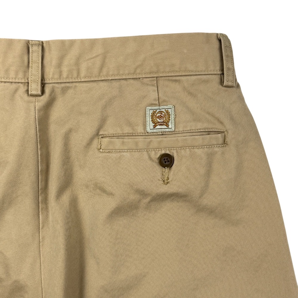 Cinch Mens Khaki Chino Pants Straight Leg Tan Cotton Twill 33x32